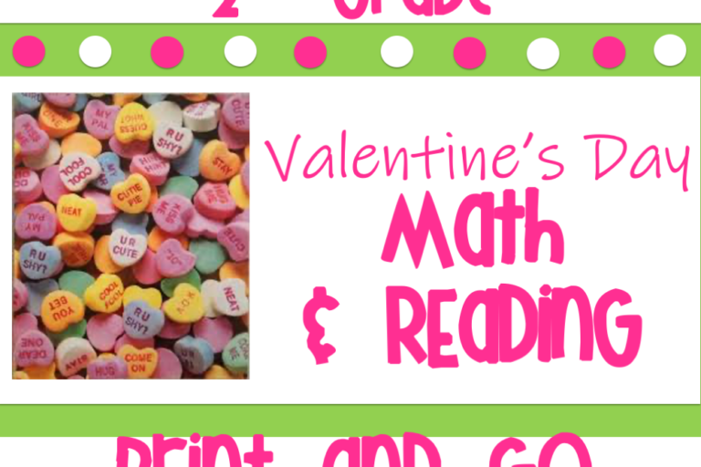 Valentines Day 2nd-Grade-Math-Reading